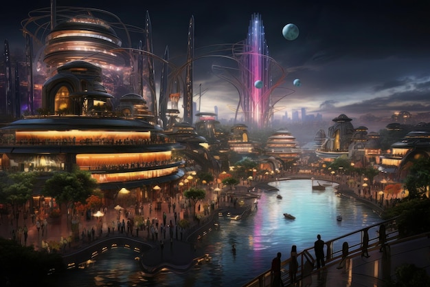 Parchi di divertimento e attrazioni futuristicifutu vision city