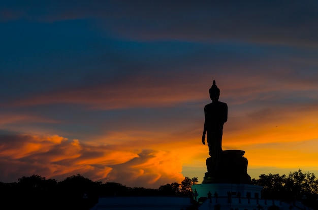 Parco buddista nel distretto di Phutthamonthon, Buddha Monthon. Provincia di Nakhon Pathom, Tailandia.