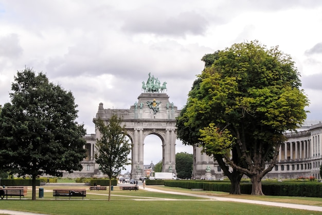 Parco del Cinquantennaire e Arco di Trionfo a Bruxelles
