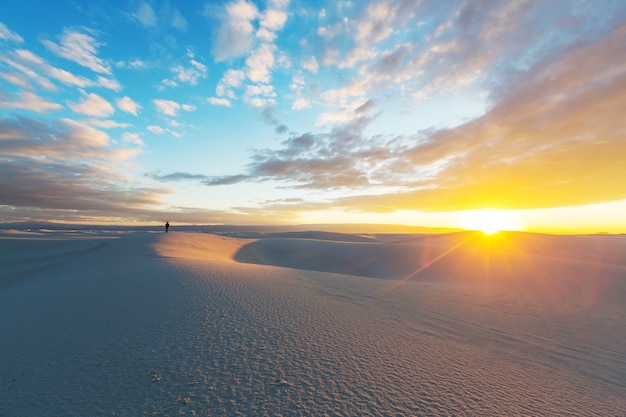 Parco di White Sands negli Stati Uniti