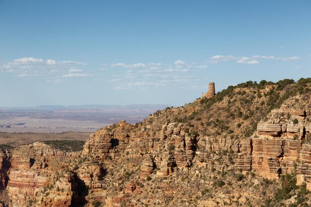 Parco nazionale del Grand Canyon del paesaggio americano della montagna rocciosa del deserto