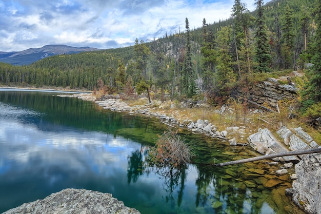 Parco nazionale del lago Jasper a ferro di cavallo Alberta Canada