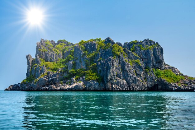 Parco nazionale di Ko Lao Yu Wao Yai Mu Ko Ang Thong Golfo di Thail