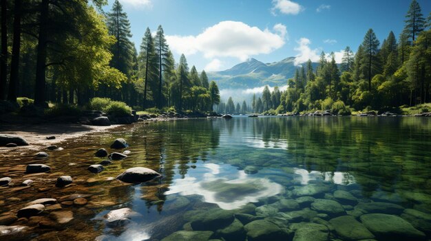 Parco nazionale di Mirror Lake Yosemite