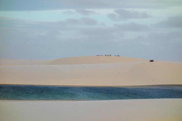 Parco nazionale Lencois Maranhenses Brasile Dune e lagune destinazione turistica paradiso Foto di alta qualità