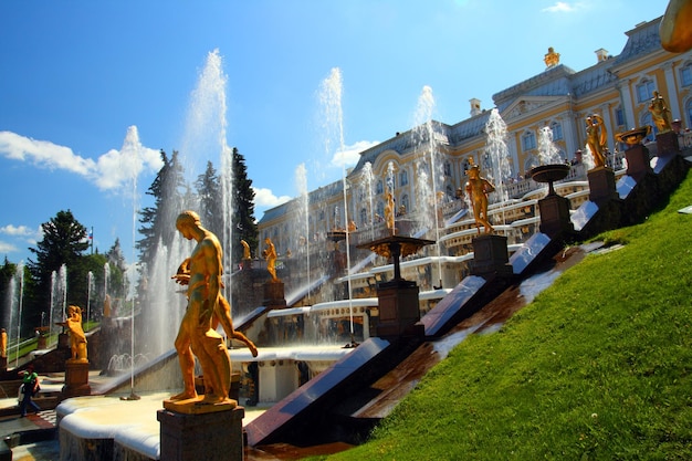 Parco Peterhof a San Pietroburgo Russia