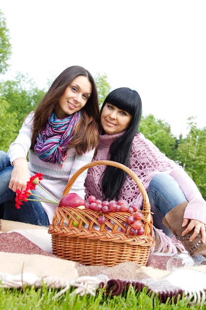 Parco relax madre e figlia