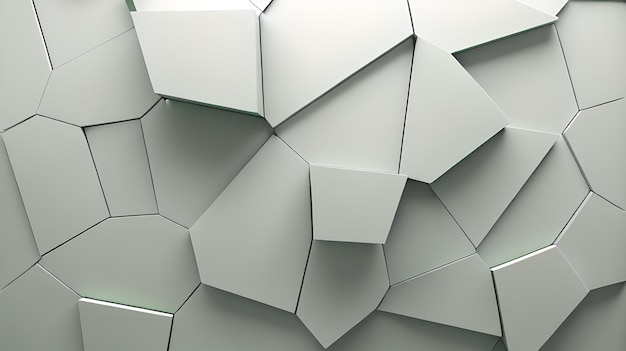 Parete di colore verde astratto blocchi 3D carta da parati di sfondo