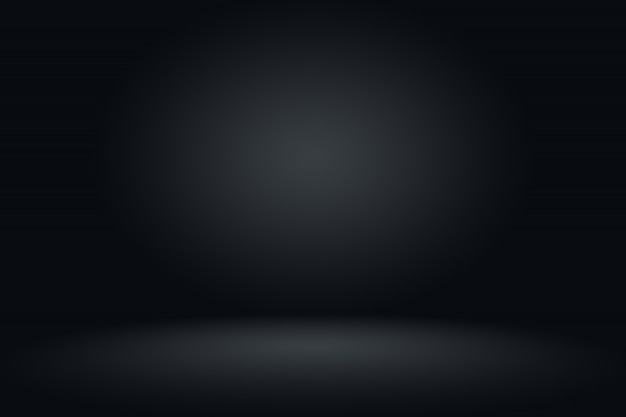 Parete grigia scura astratta di pendenza dello spazio in bianco grigio scuro del modello.