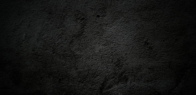 Parete spaventosa Fondo in cemento di pietra nera Struttura in cemento horror nero grigio scuro per lo sfondo