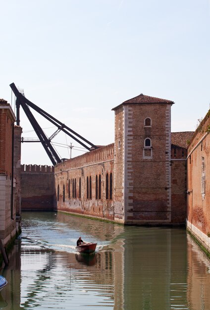 Pareti dell&#39;arsenale di Venezia