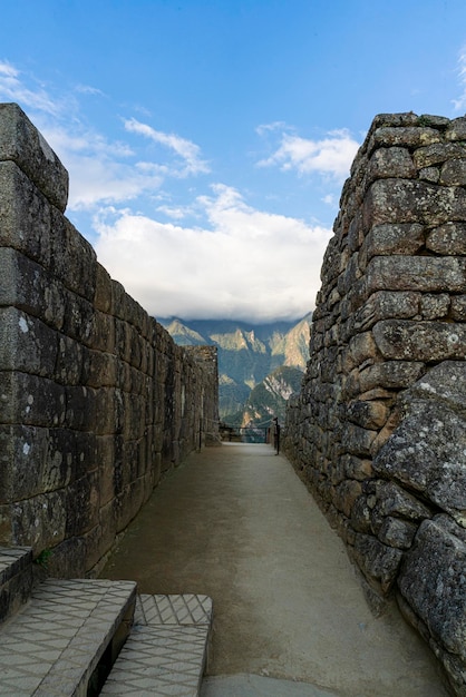 pareti di roccia calcarea, Machu Picchu, Cusco