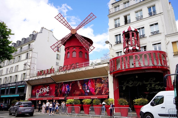 PARIGI FRANCIA 6 GIUGNO 2022 Moulin Rouge a Parigi Francia