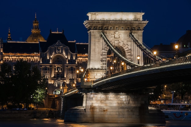 Parlament Ungheria del ponte del fiume di Budapest Danubio