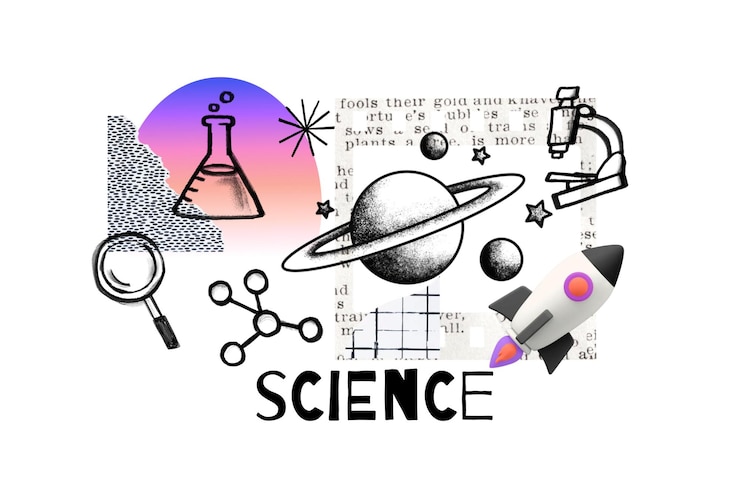 Foto parola scientifica png galassia di saturno remix sfondo trasparente