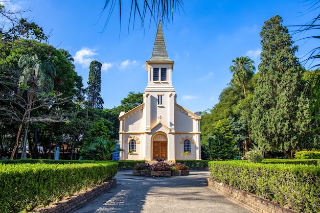 Parque Vicentina Aranha a Sao Jose dos Campos Brasile Cappella e vecchio sanatorio