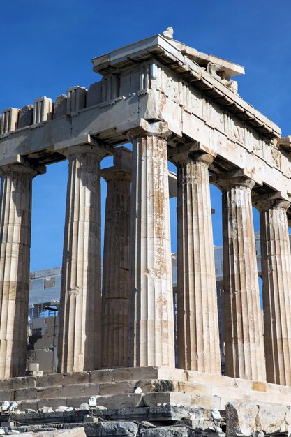 Partenone dell'Acropoli di Atene in Grecia