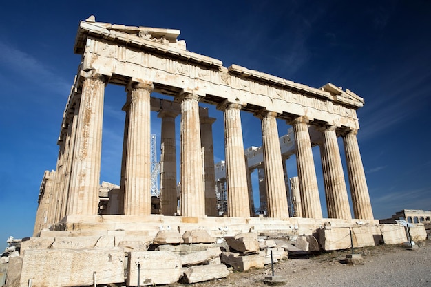 Partenone dell'Acropoli di Atene in Grecia