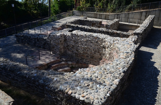 Particolare del bagno romano