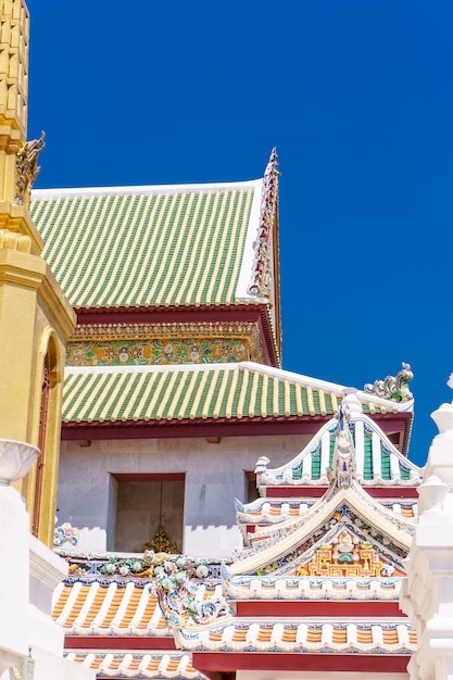 Particolare del tempio buddista a Bangkok, Thailandia