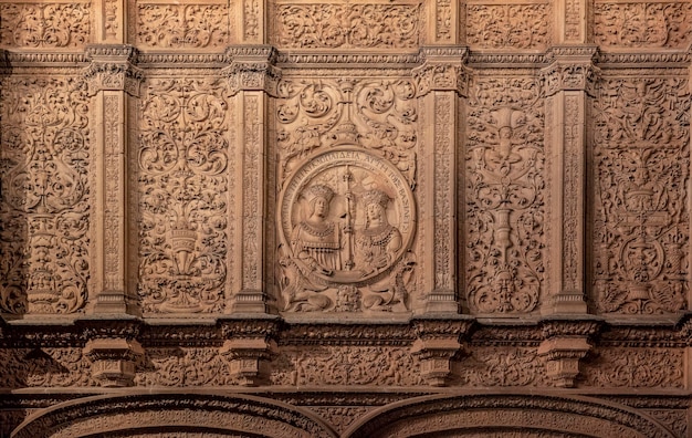 Particolare sulla facciata dell'Università di Salamanca