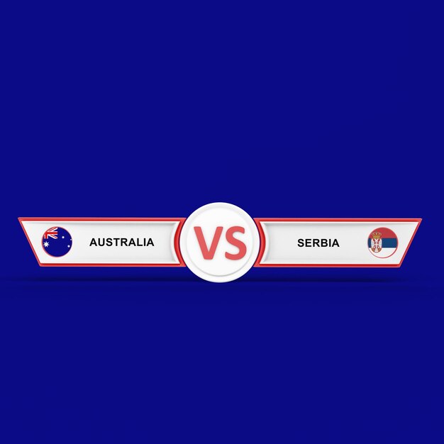 Partita tra Australia e Serbia