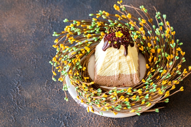 Paskha e kulich Easter Quark Dessert Curd
