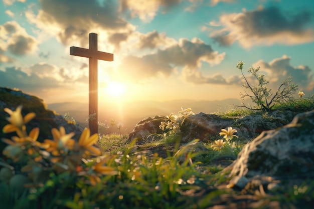 Pasqua La croce simboleggia la fede cristiana in Gesù Cristo