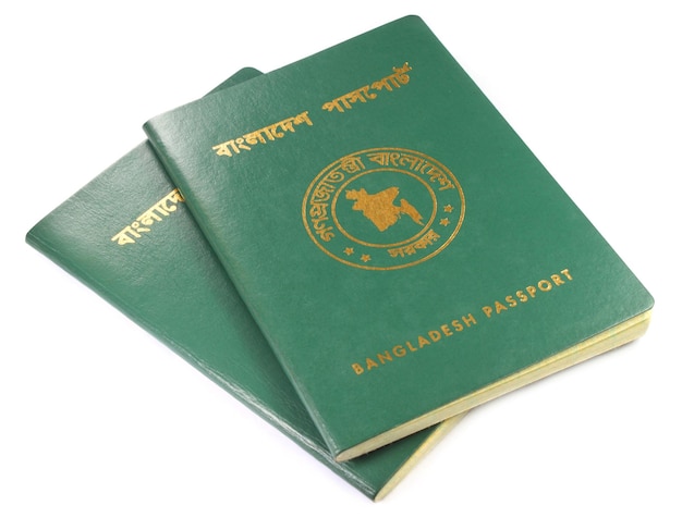 Passaporti del Bangladesh su bianco