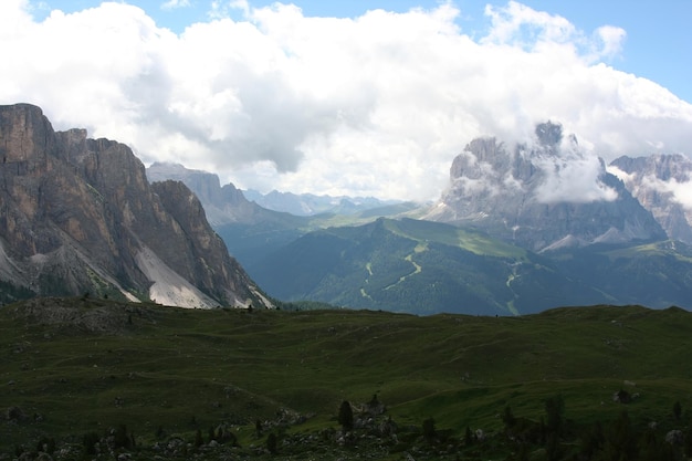 Passeggiata attraverso le Dolomiti italiane