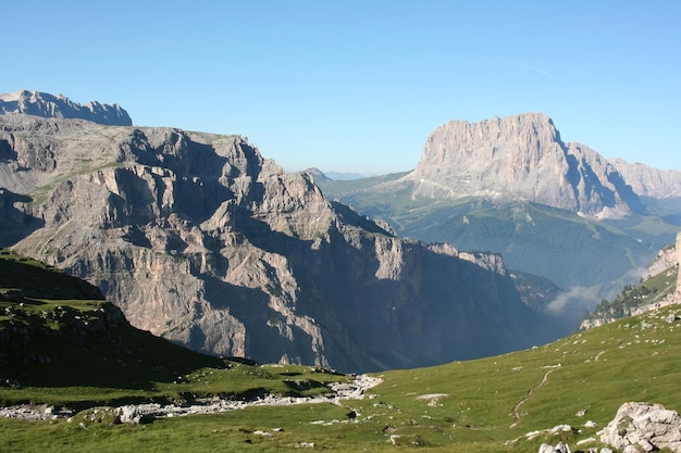 Passeggiata attraverso le Dolomiti italiane