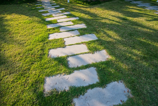 Passerella giardino in cemento