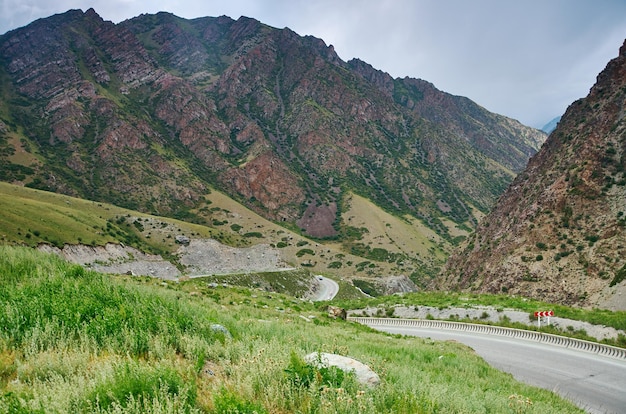 Passo Too-Ashuu, strada Osh-Bishkek. 3150 m. Kirghizistan