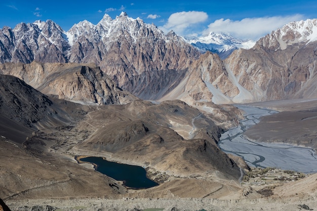 Passu cones catena montuosa del karakorum