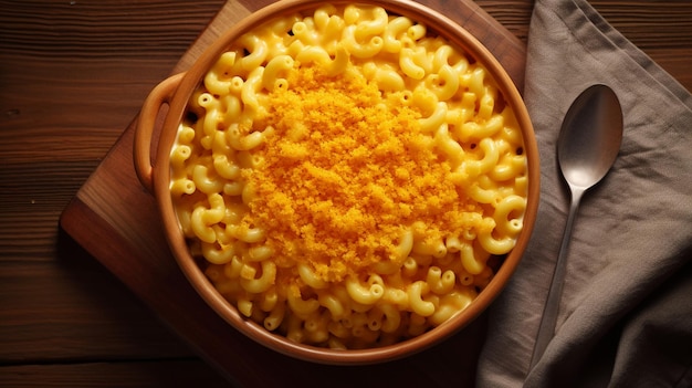 Pasta americana di maccheroni al formaggio