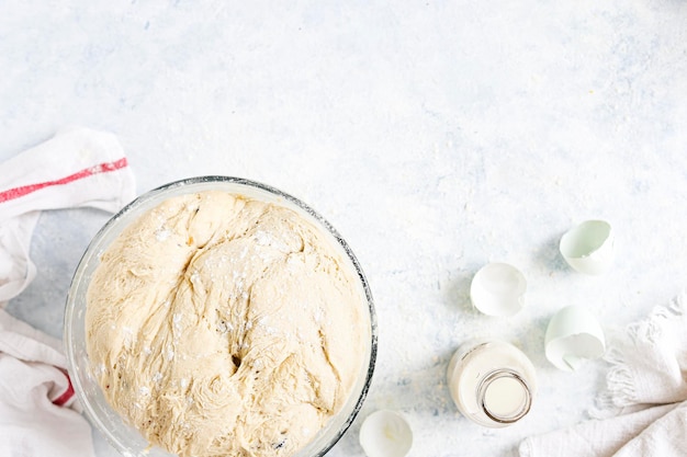 Pasta bianca semplice in una ciotola