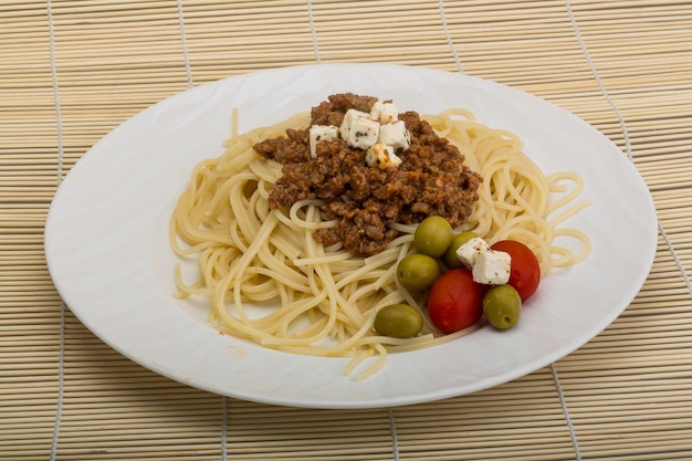 Pasta bolognese