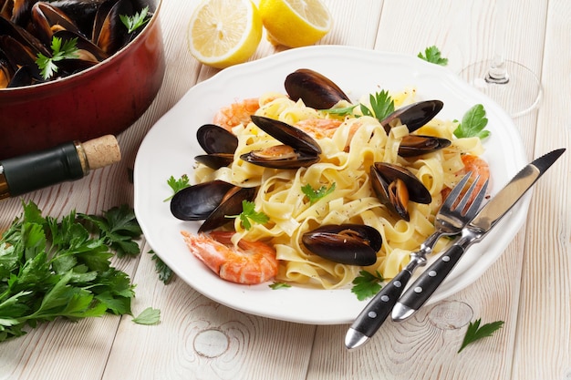 Pasta con frutti di mare