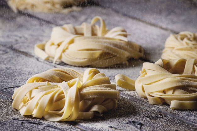 Pasta cruda fatta in casa