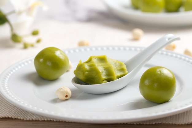 Pasta di loto al gusto di Pandan per ripieni di mooncake