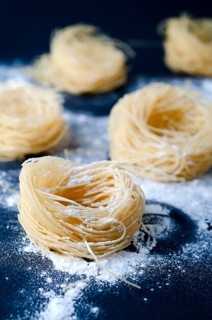 Pasta e ingredienti freschi