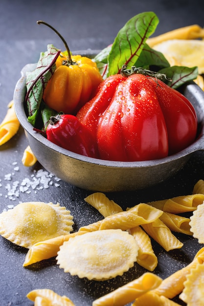 Pasta fresca e verdure