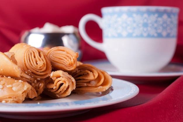 Pasta sfoglia con semi di sesamo