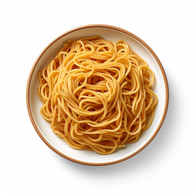 Pasta Spaghetti alla bolognese in piatto bianco su sfondo grigio La salsa alla bolognese è un classico italiano
