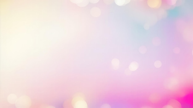 Pastello rosso Teal oro giallo bianco argento rosa pallido sfondo bokeh astratto banner