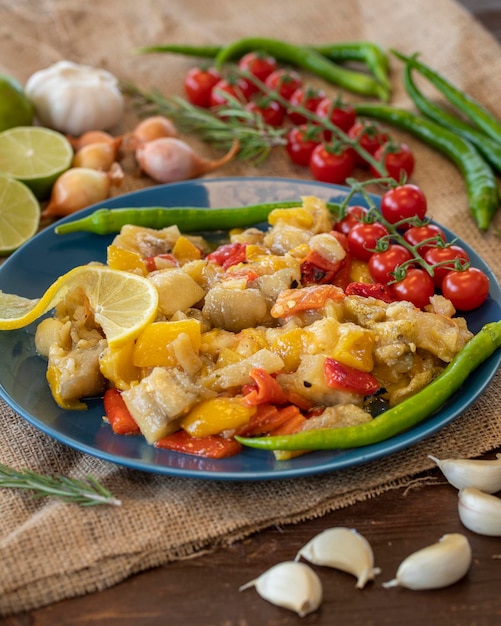 Pasti sani di insalata di melanzane arrosto