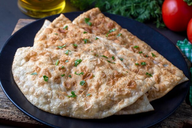 Pasticceria D fritta tradizionale della cucina turca. nome turco; D borek o Ci borek