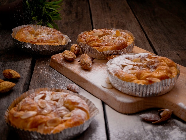 Pasticceria danese mandorla di pane fatta in casa