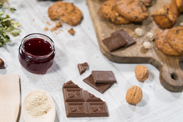 Pasticceria dolce fatta in casa fresca