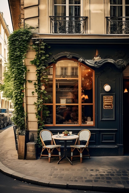 Pasticceria francese in uno stretto vicolo degli Champs Elysee in Francia